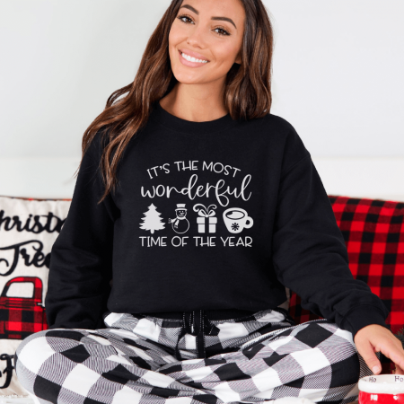 Bluze X-mas - Bluza Neagra Dama Time Of The Year