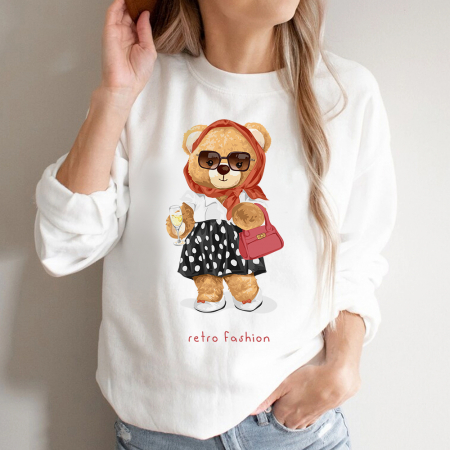 Bluze Animale - Bluza Dama Retro Fashion