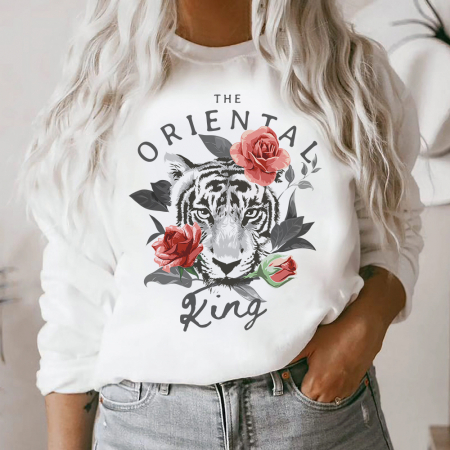 Bluze Animale - Bluza Dama The Oriental King