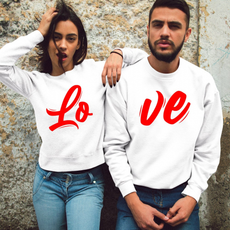 Seturi - Bluze Cuplu Couple in Love