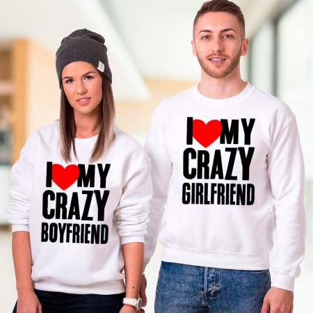 Seturi - Bluze Cuplu Crazy Couple