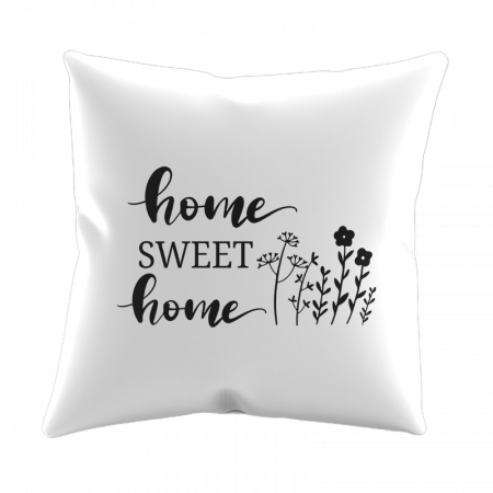 Perne Decorative - Fata De Perna Decorativa Home Sweet Home V2