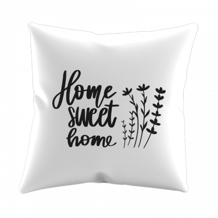 Perne Decorative - Fata De Perna Decorativa Home Sweet Home V3