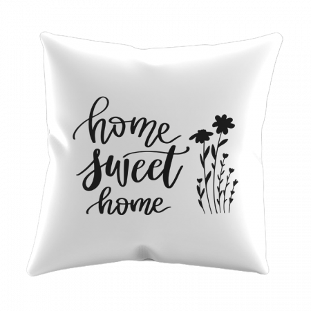 Perne Decorative - Fata De Perna Decorativa Home Sweet Home V4