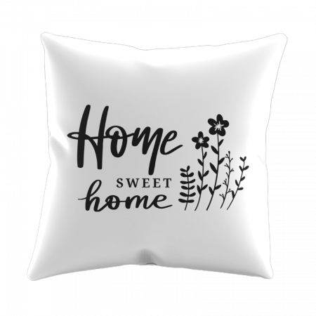 Perne Decorative - Fata De Perna Decorativa Home Sweet Home V6