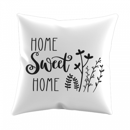 Perne Decorative - Fata De Perna Decorativa  Home Sweet Home V1