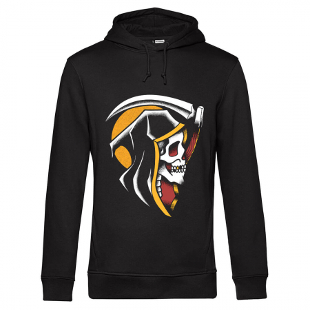 Hanorace Barbati - Hanorac negru unisex Grim reaper