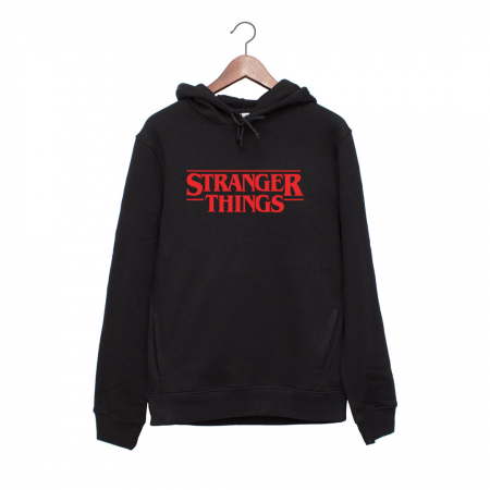 Hanorace Barbati - Hanorac negru unisex Stranger Things