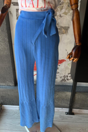 Colectia Tricotata - Pantalon Albastru Outlet