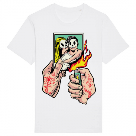 Barbati - Tricou Unisex Alb Momories Are Gone
