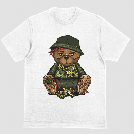 Tricouri Teddy - Street Warrior Teddy