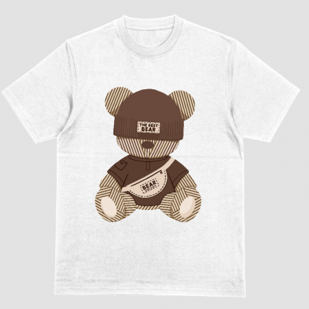 Tricouri Teddy - Tricou Unisex Alb The Best Bear
