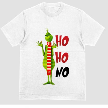 Tricouri X-mas - Tricou Unisex Alb HoHoNo