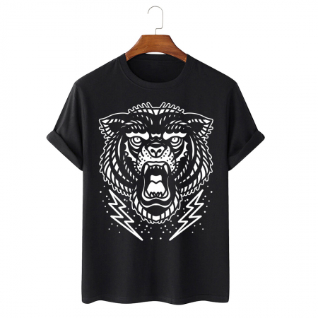 Tricouri Animale - Tricou Unisex Negru Black Bear