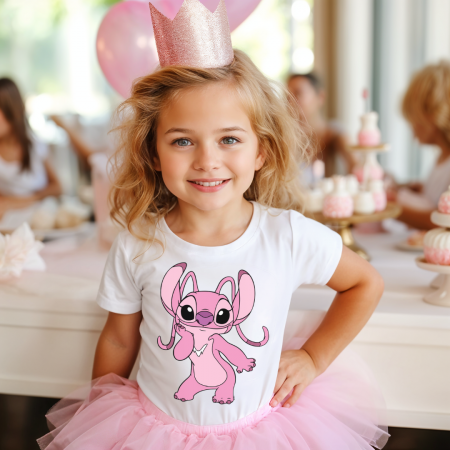 COPII - Tricou Copil Alb Cute Angel