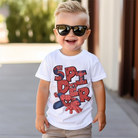 COPII - Tricou Copil Alb Spider-Man