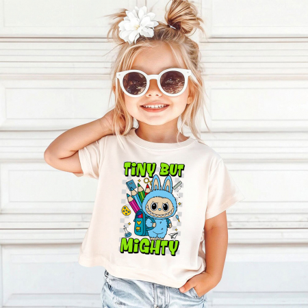 COPII - Tricou Copil Alb Tiny but mighty