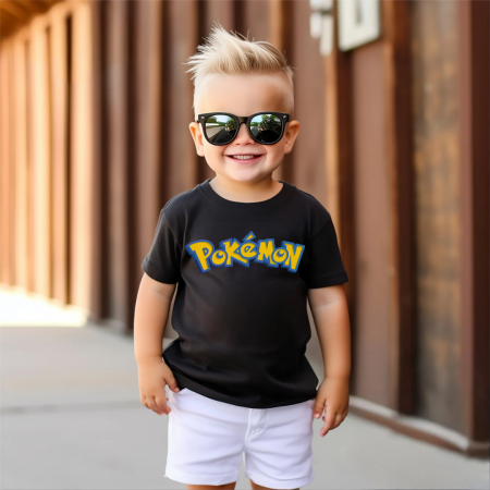 COPII - Tricou Copil Negru Pokemon