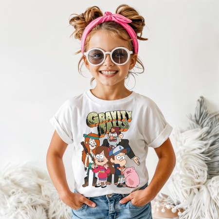 COPII - Tricou Copil Alb Ciudățeni