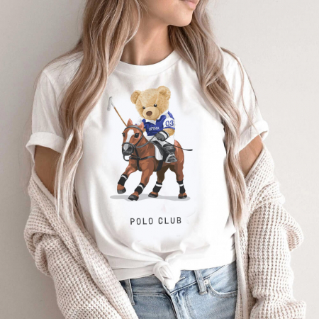 Tricouri Teddy - Tricou Dama Alb Captain