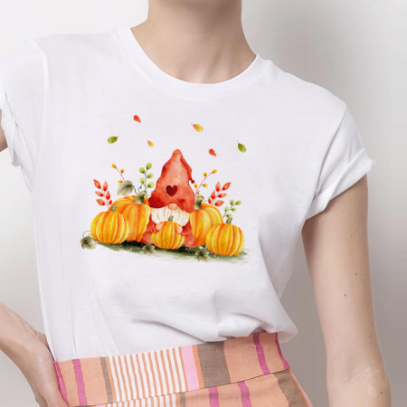 Femei - Tricou Dama Alb Fall In Love