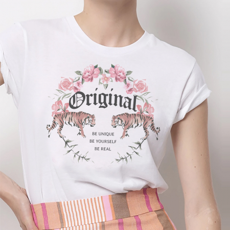 Femei - Tricou Dama Alb Be Unique