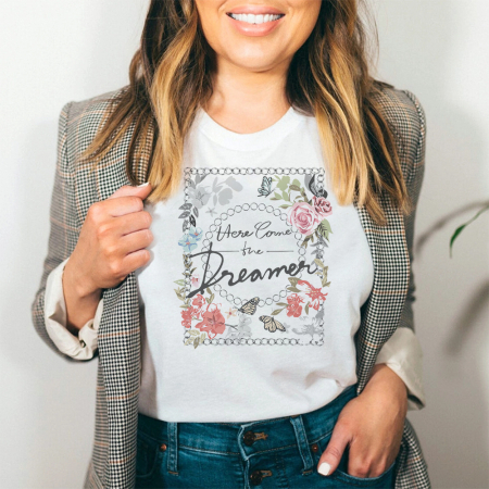 Femei - Tricou Dama Alb Dreamer
