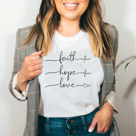 Tricouri Diverse - Tricou Dama Alb Hope