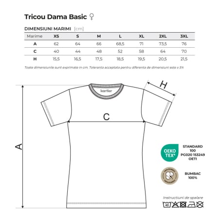 Tricou Dama Alb Glitter Heart [1]