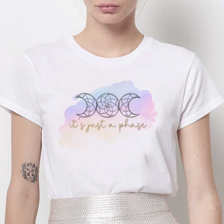 Femei - Tricou Dama Alb Just a Phase