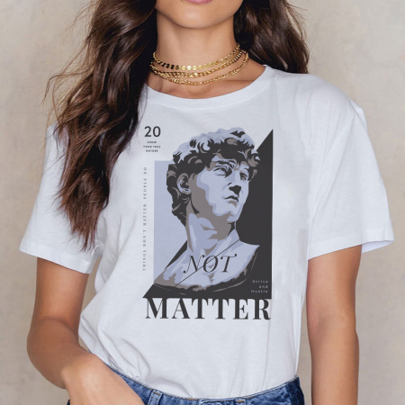 Tricouri Fashion - Tricou Dama Alb Show Your True Nature