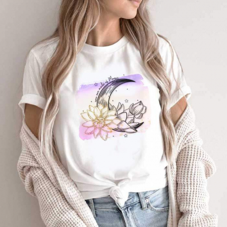 Femei - Tricou Dama Alb Made of Magic