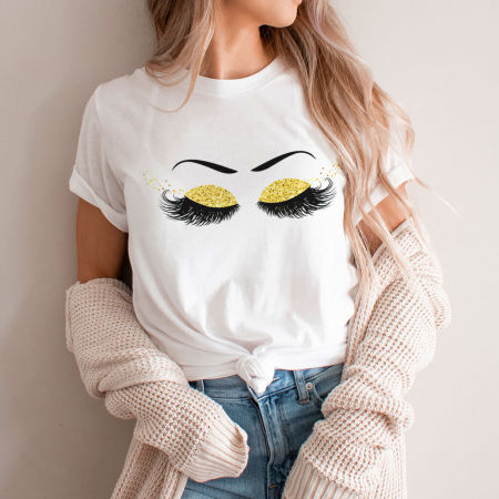 Tricouri Beauty - Sparkle Makeup