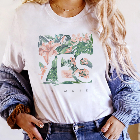 Femei - Tricou Dama Alb Love Is More