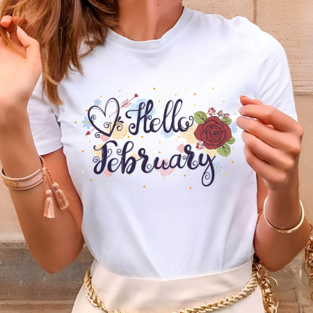 Tricouri Love - Hello february