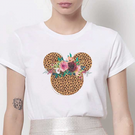 Femei - Tricou Dama Alb Minnie