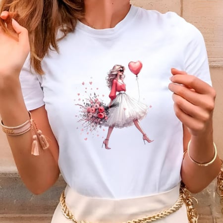 Tricouri Fashion - Bouquet of Flowers