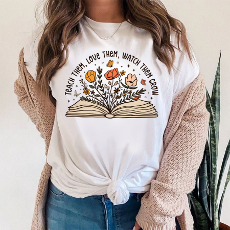 Femei - Tricou Dama Alb Watch Them Grow