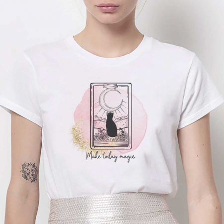 Femei - Tricou Dama Alb Today is Magic