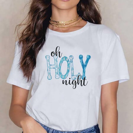 Tricouri X-mas - Tricou Dama Christmas Holy Night