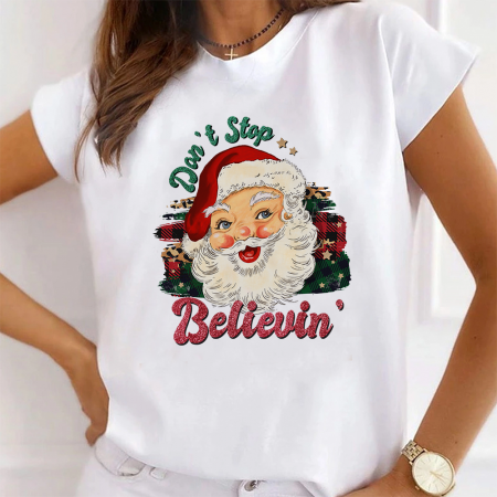 Tricouri X-mas - Tricou Dama Don't Stop Believing