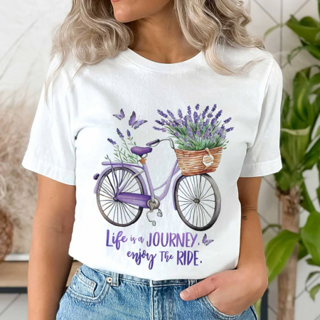Tricouri Fashion - Tricou Dama LIfe Is A Journey