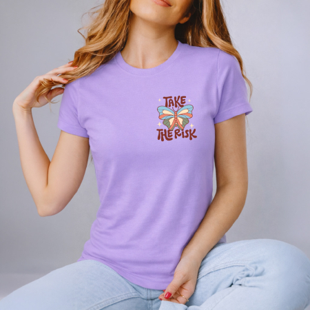 Tricou Dama Lila Take the risk [1]