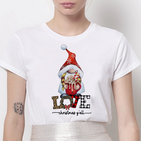 Tricouri X-mas - Tricou Dama Love Christmas Y All