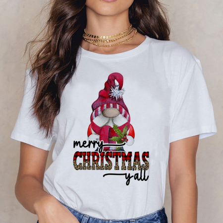 Tricouri X-mas - Tricou Dama Merry Christmas Y All