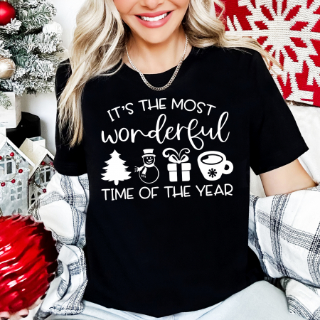 Tricouri X-mas - Tricou Dama Negru Time Of The Year