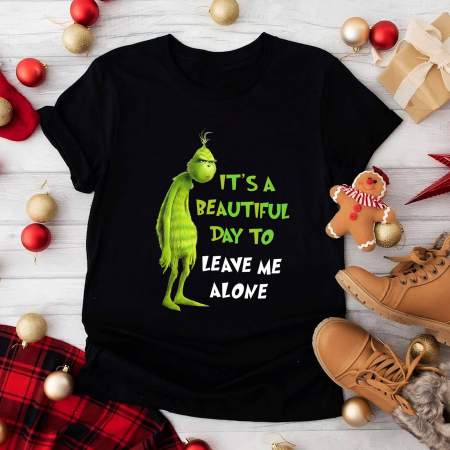 Tricouri X-mas - Tricou Dama Negru Leave me alone