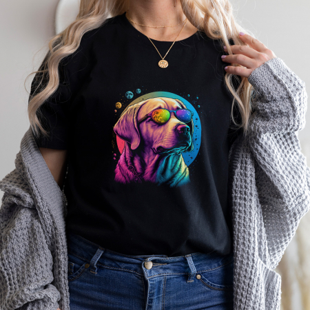 Femei - Tricou Dama Negru Labrador