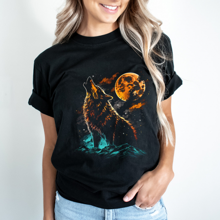 Femei - Tricou Dama Negru Shattered Moon