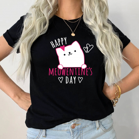 Tricouri Love - Meowentine`s day